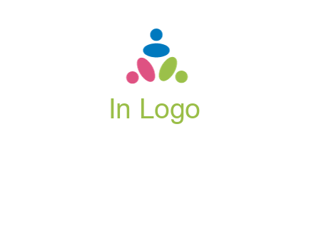 people icon rotating forming triangle