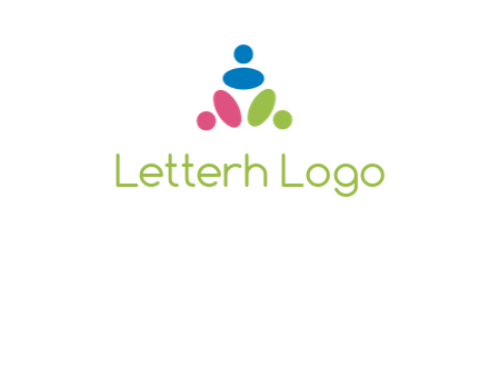 people icon rotating forming triangle