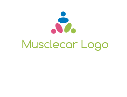 people icon rotating forming triangle