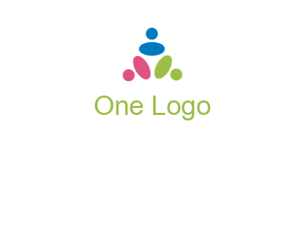 people icon rotating forming triangle