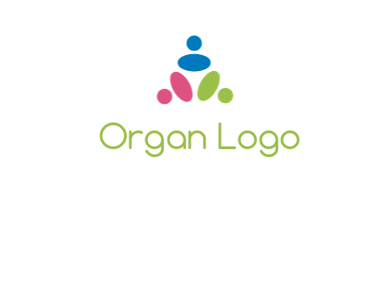 people icon rotating forming triangle