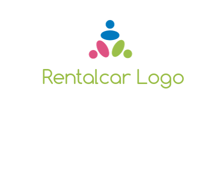 people icon rotating forming triangle