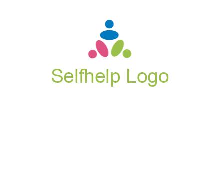 people icon rotating forming triangle