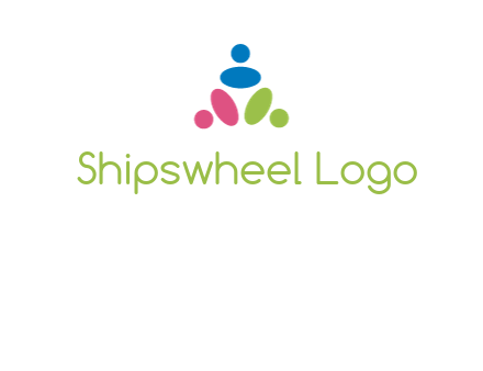 people icon rotating forming triangle