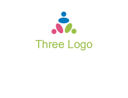 people icon rotating forming triangle