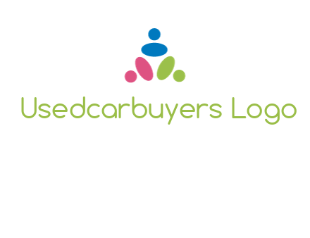 people icon rotating forming triangle