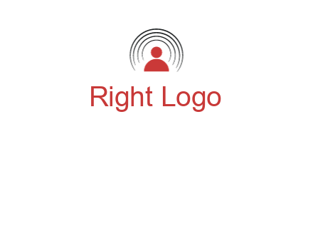 signals around people icon