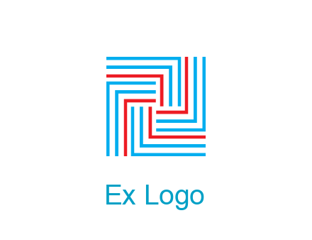 lines forming swastika pattern