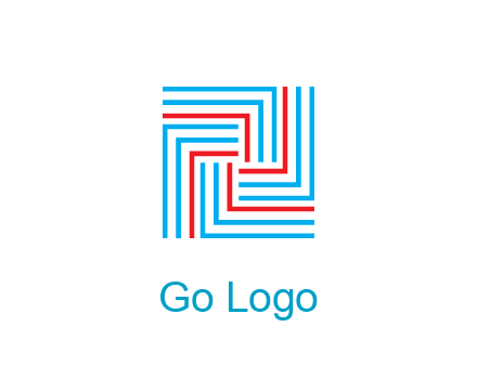 lines forming swastika pattern