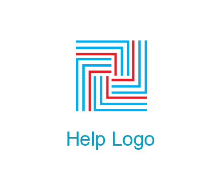 lines forming swastika pattern