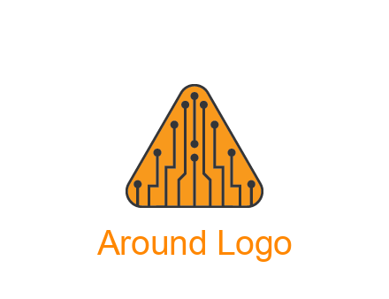 circuit lines in triangle