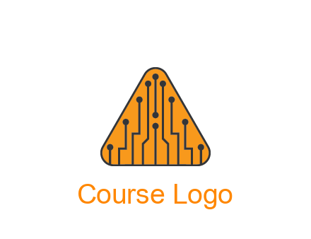 circuit lines in triangle