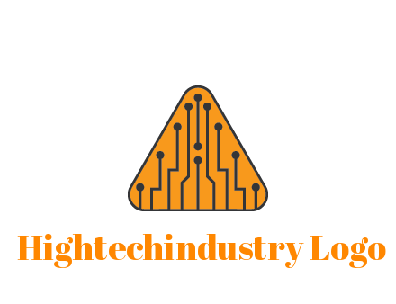 circuit lines in triangle