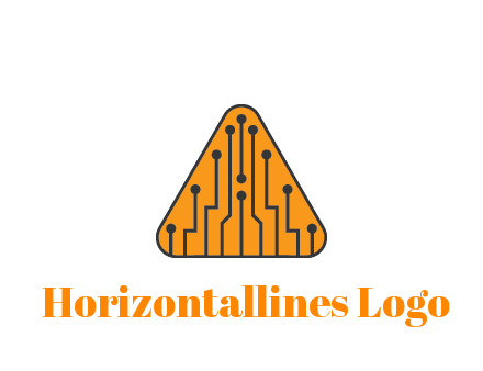 circuit lines in triangle