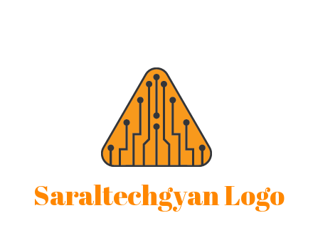 circuit lines in triangle