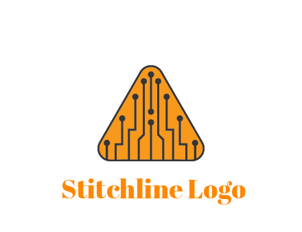 circuit lines in triangle