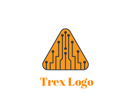 circuit lines in triangle