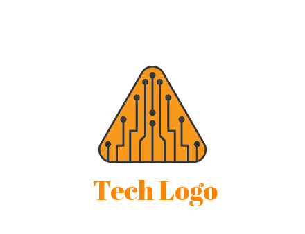 circuit lines in triangle
