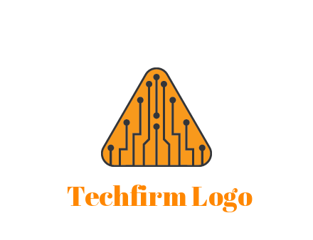 circuit lines in triangle