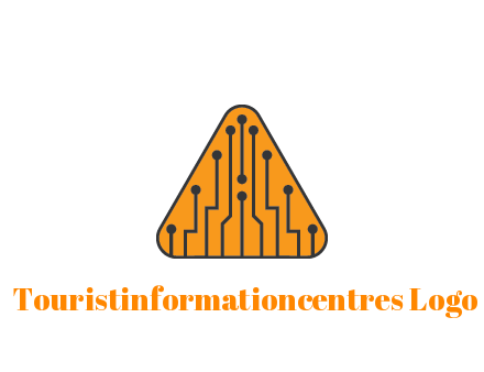 circuit lines in triangle