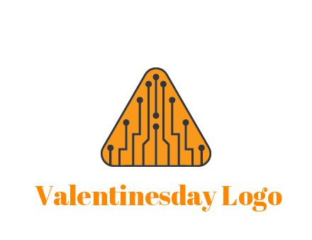circuit lines in triangle