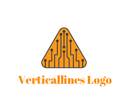 circuit lines in triangle