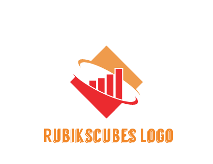 bars in rhombus with swooshes