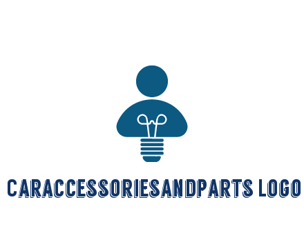 light bulb forming people icon