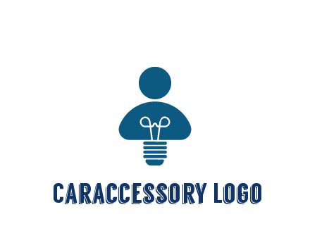 light bulb forming people icon