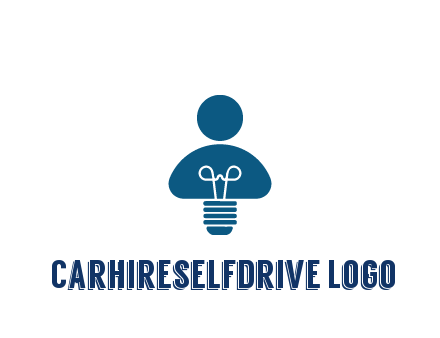 light bulb forming people icon