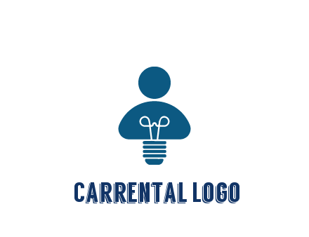 light bulb forming people icon