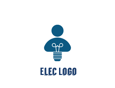 light bulb forming people icon