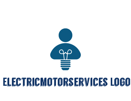 light bulb forming people icon