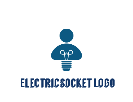 light bulb forming people icon