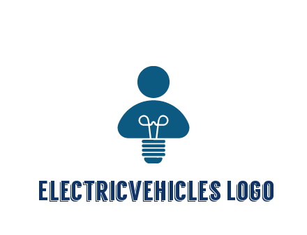light bulb forming people icon
