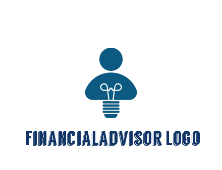 light bulb forming people icon