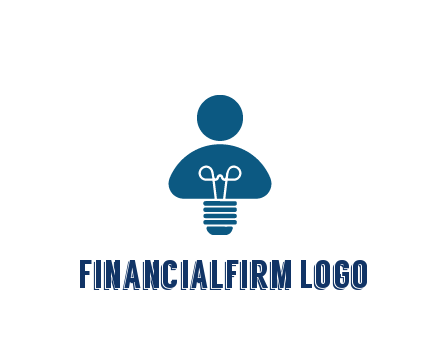 light bulb forming people icon