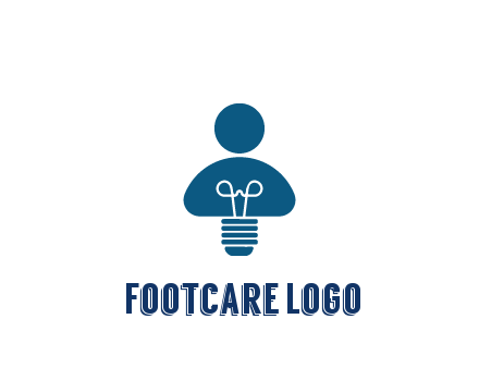 light bulb forming people icon