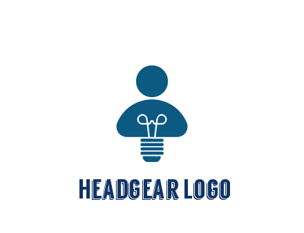 light bulb forming people icon