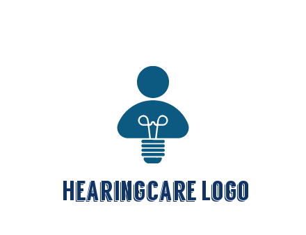 light bulb forming people icon