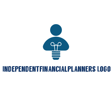 light bulb forming people icon
