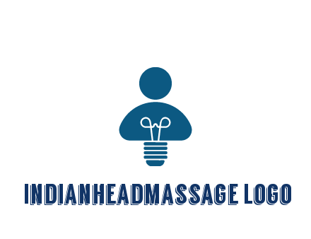light bulb forming people icon