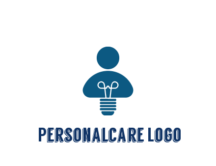 light bulb forming people icon