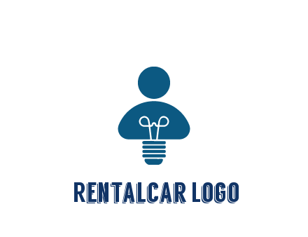 light bulb forming people icon