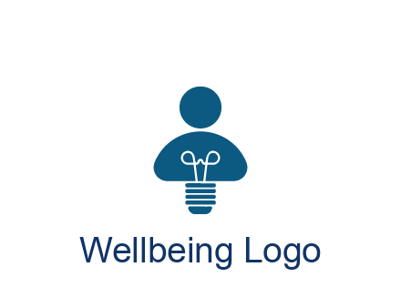 light bulb forming people icon