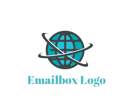 digital globe with swooshes