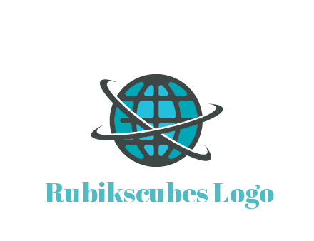digital globe with swooshes