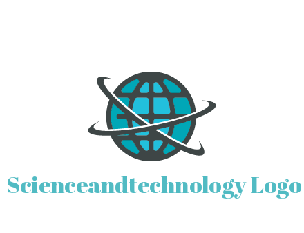 digital globe with swooshes