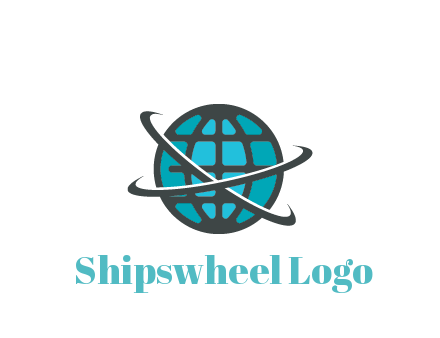 digital globe with swooshes