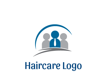 people icons wearing tie and swooshes